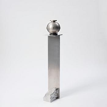 Sylvia Stave, a pewter vase, C.G Hallberg, Stockholm 1930s.