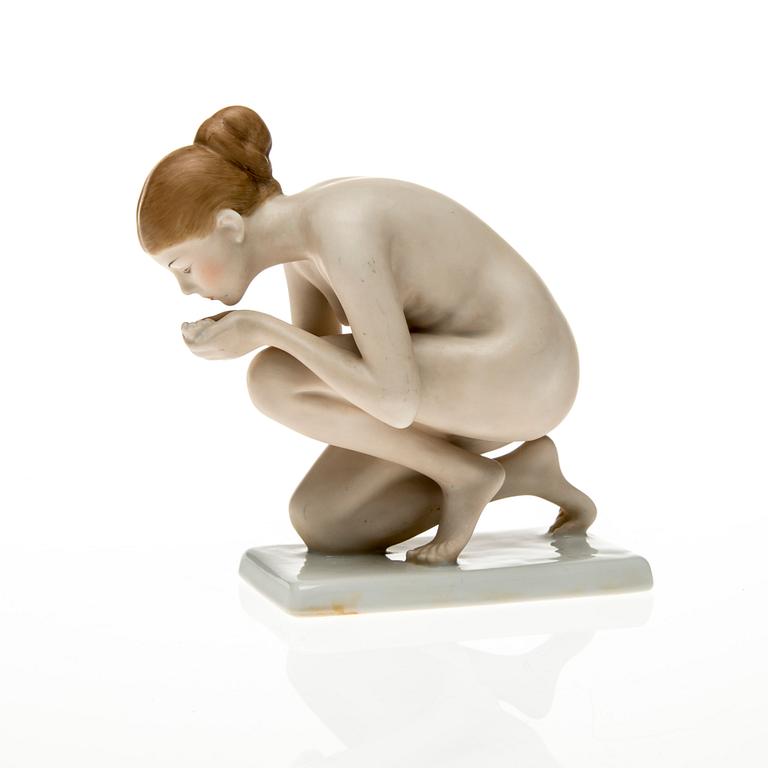 FIGURIN, porslin, Ernst Wenck, Rosenthal. 1900-talets första hälft.