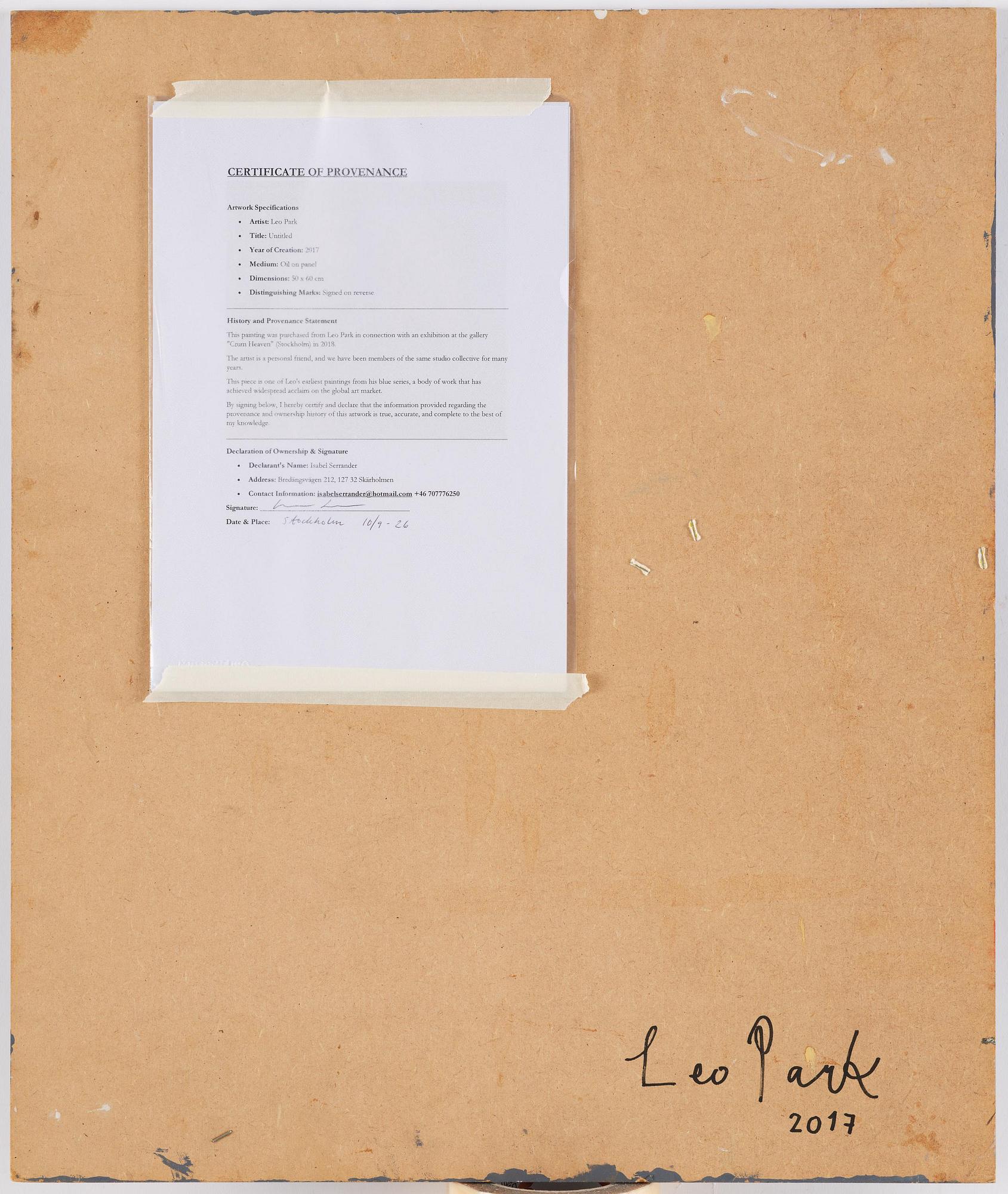 Leo Park, Untitled.
