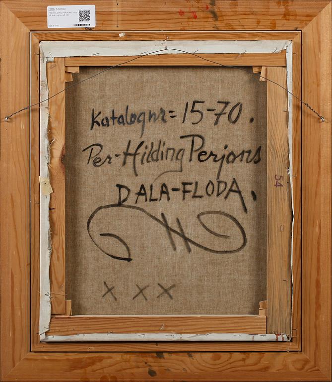 PER-HILDING PERJONS, olja på duk, signerad.