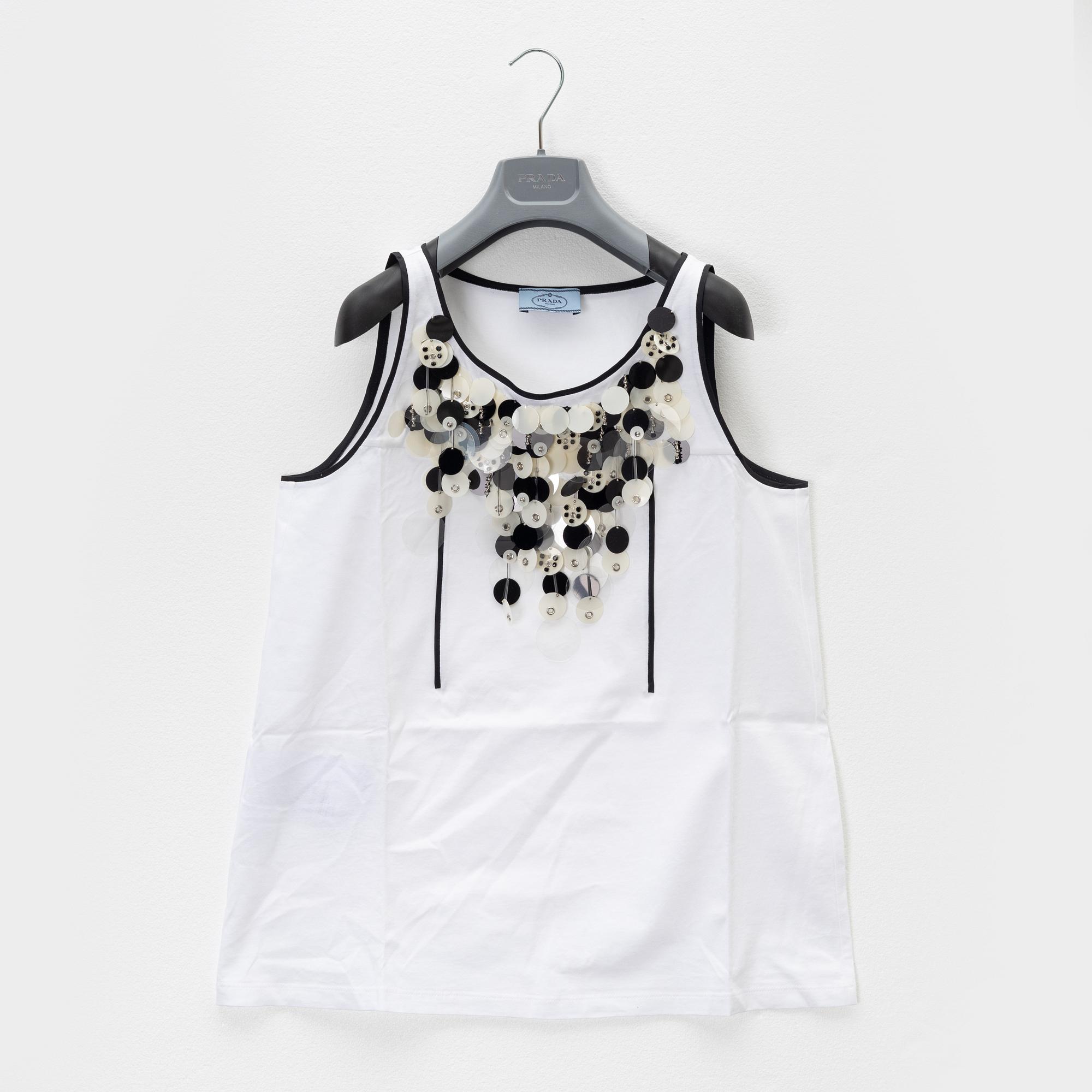 Prada, a set of 2 t-shirts and a tank top, size XS.