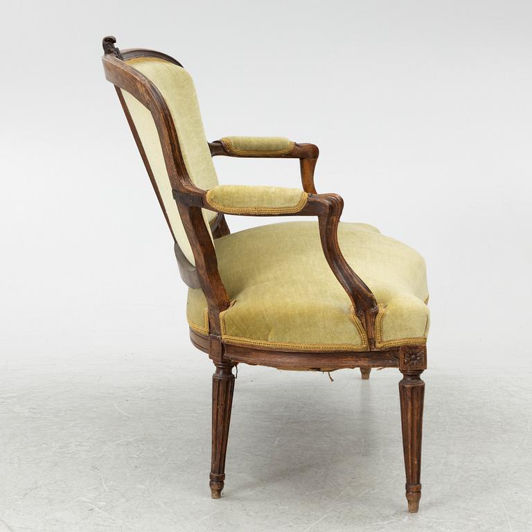 Soffa, Louis XVI, Frankrike, 1800-tal.
