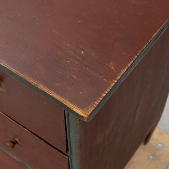 19th century Folk art chest of drawers.