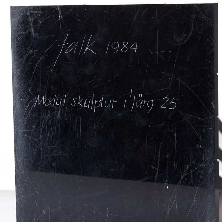 Lars-Erik Falk, 'Modul skulptur i färg 25'.