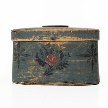 Box, folk art, dated 1820.