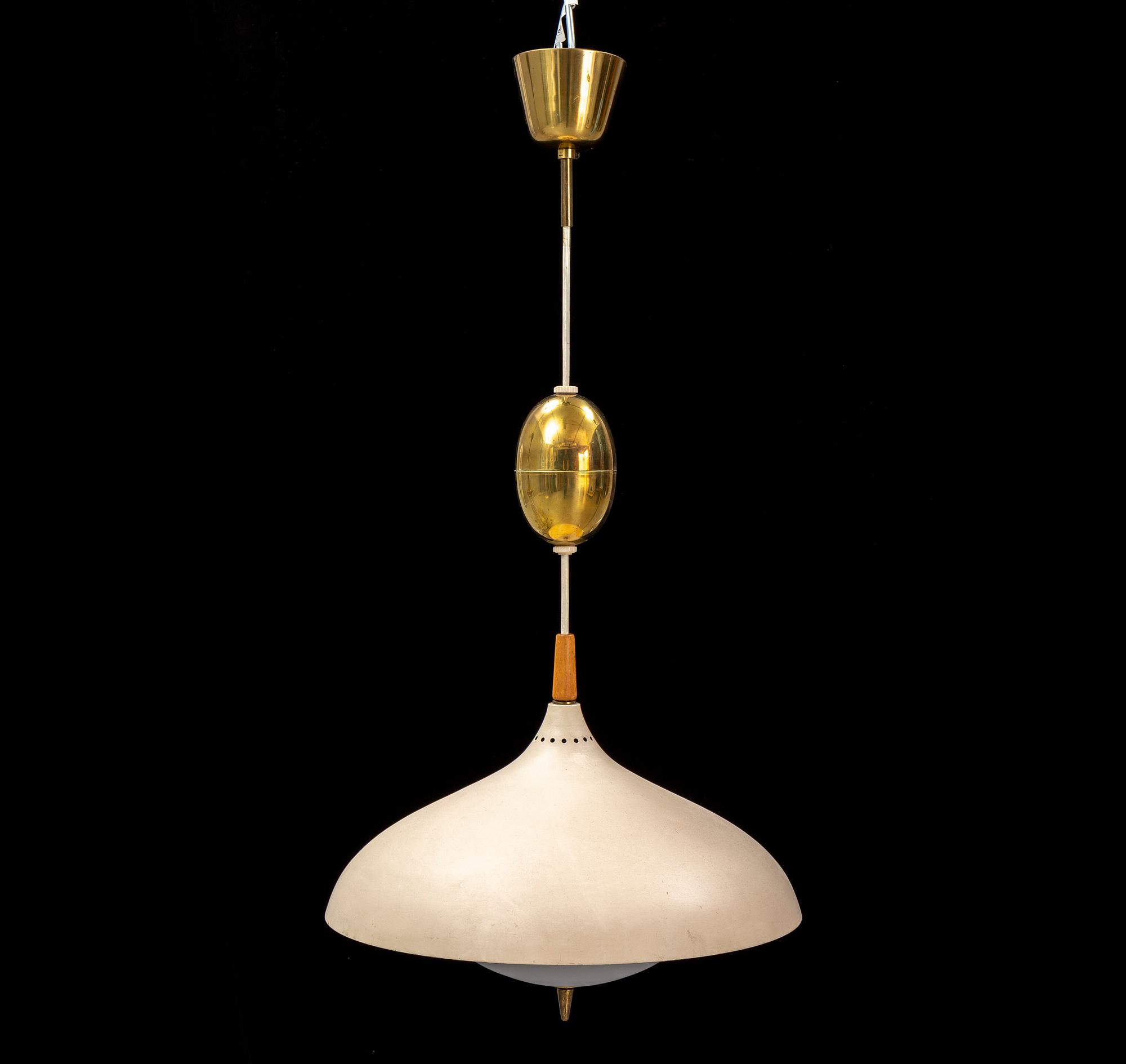A Böhlmarks ceiling lamp, 1940/50s.