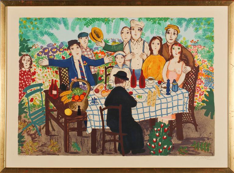 LENNART JIRLOW, förglitografi, signerad och numrerad 305/460.