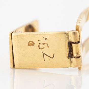 Lanco, wristwatch, 18K gold, 22 mm.