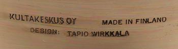TAPIO WIRKKALA, skål, brons, Kultakeskus.