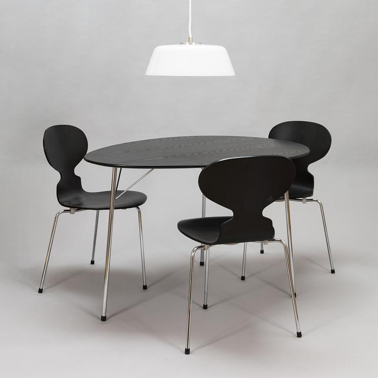 Arne Jacobsen, 5-piece, '3603' and 'The Ant', 2002 Anniversary edition for Fritz Hansen.