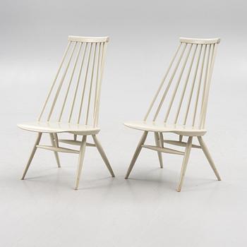 Ilmari Tapiovaara, a pair of "Mademoiselle" chairs, Edsbyverken, 1961.