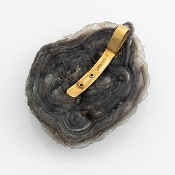 A Grima zodiac geode pendant "Virgo".