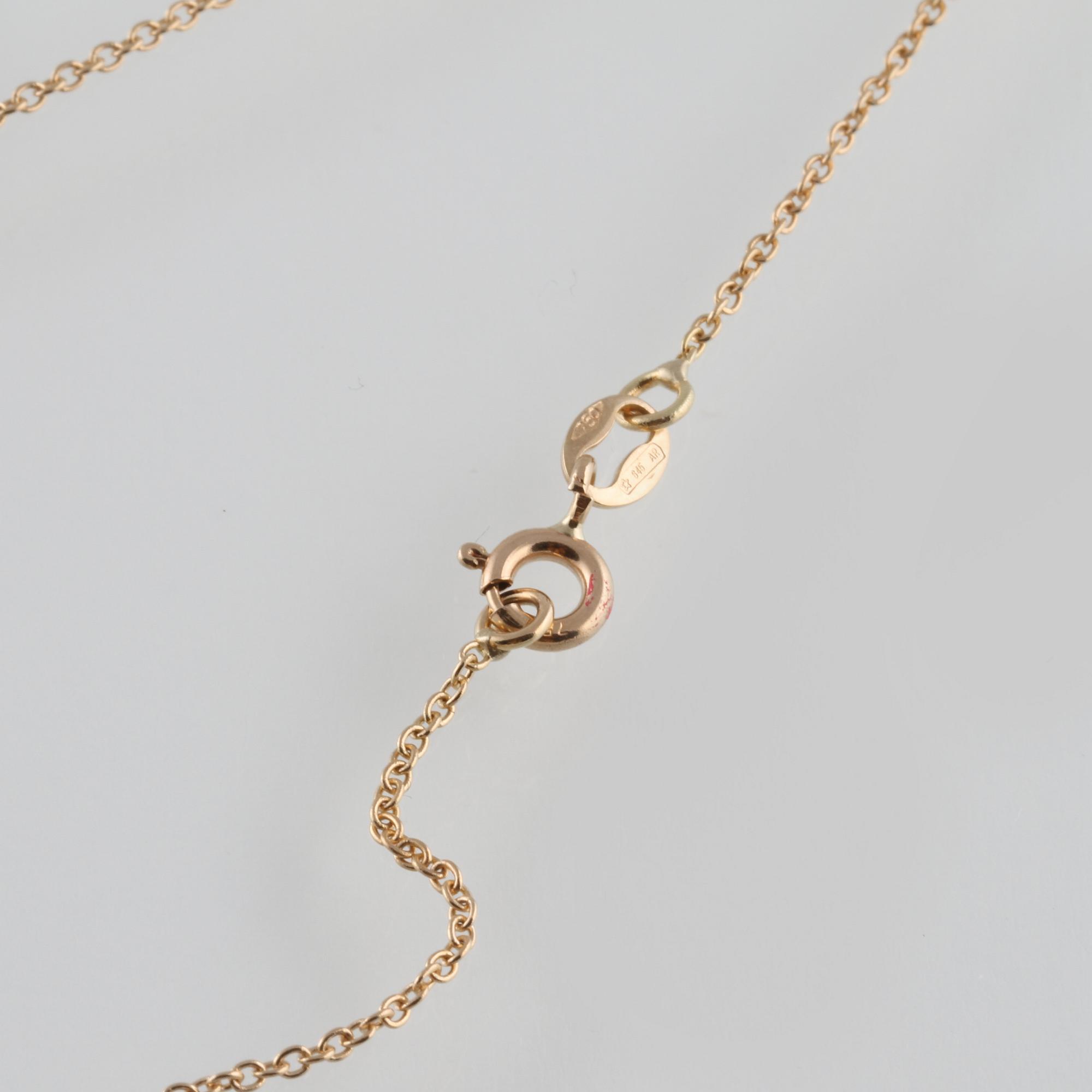 HÄNGE, 18K guld med briljantslipade diamanter ca 0.11 ct samt gula safirer ca 1.47 ct. Vikt 5,2 gram.