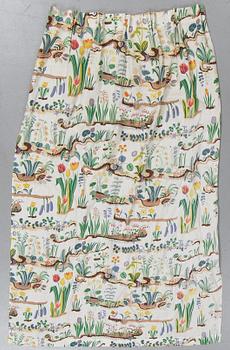 Josef Frank, ten 'Primavera' linen curtains, Svenskt Tenn.