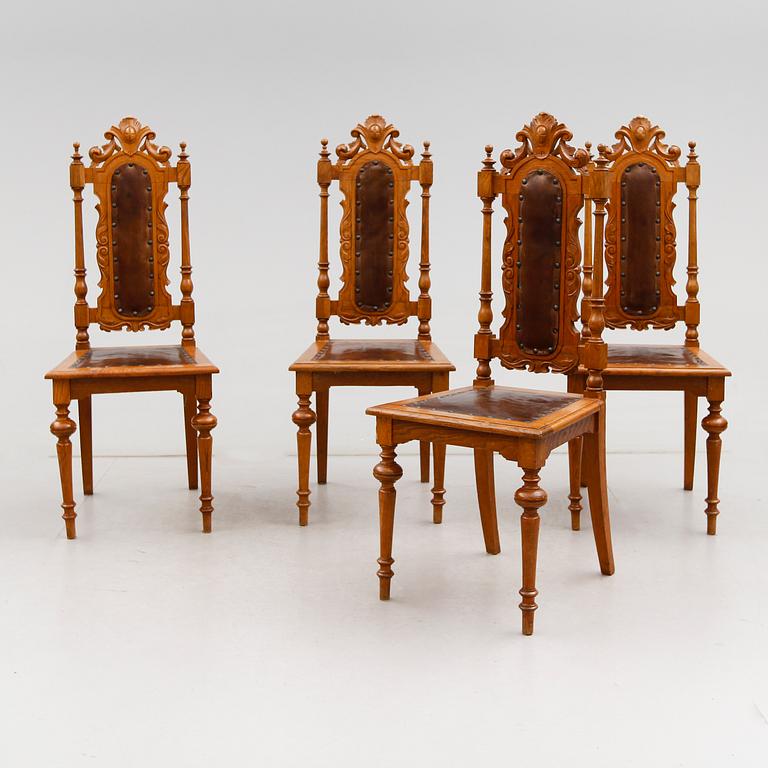 STOLAR, 4 st, nyrenässans, 1800-talets andra hälft.