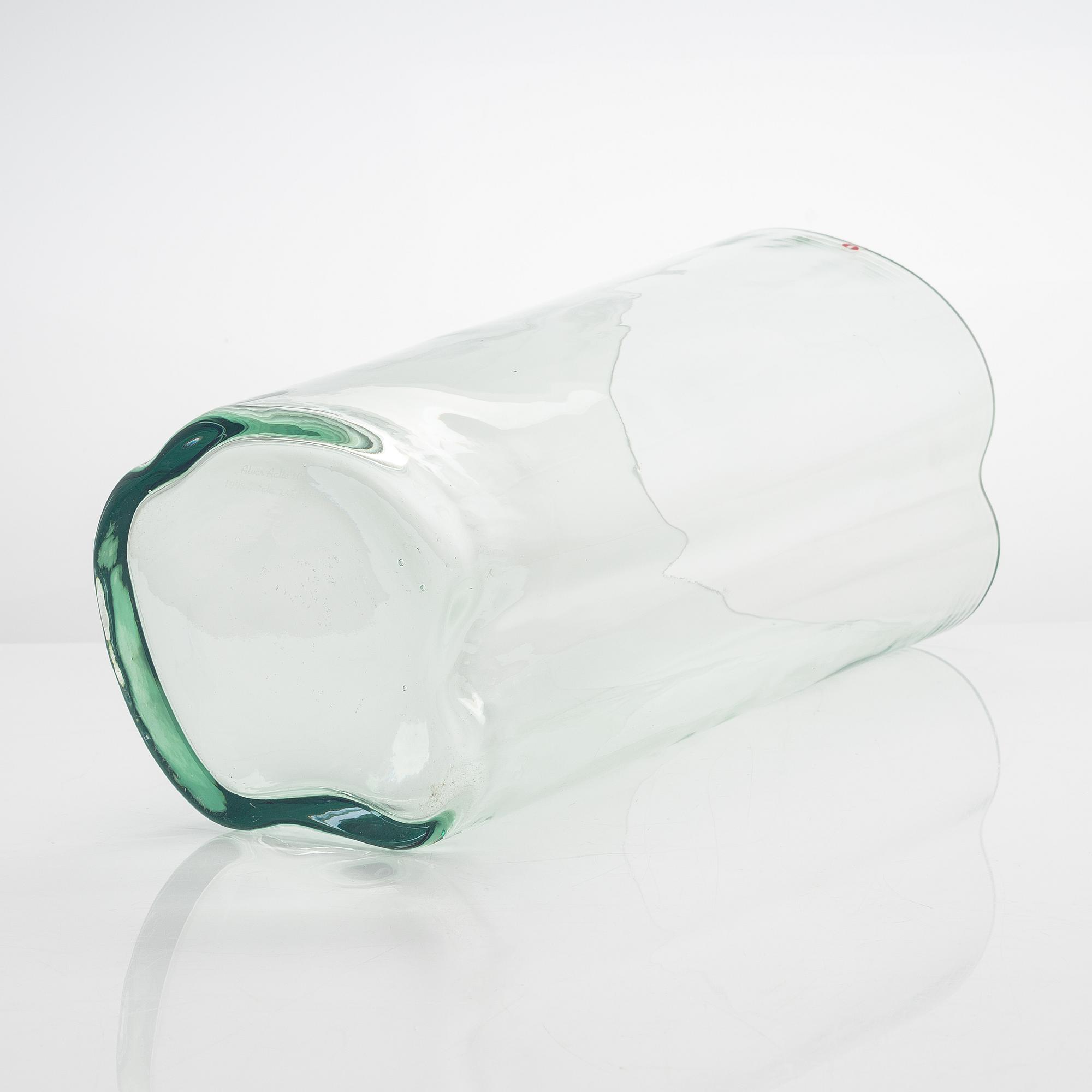 Alvar Aalto, maljakko, signeerattu Alvar Aalto 100 1998 Iittala 268/1998.