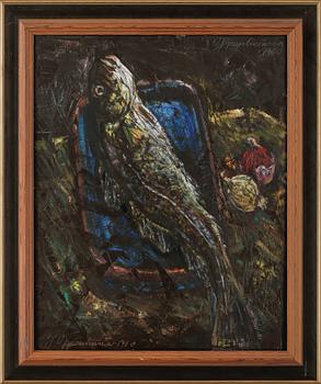 JOHNNY OPPENHEIMER, olja på duk, signerad och daterad 1960.