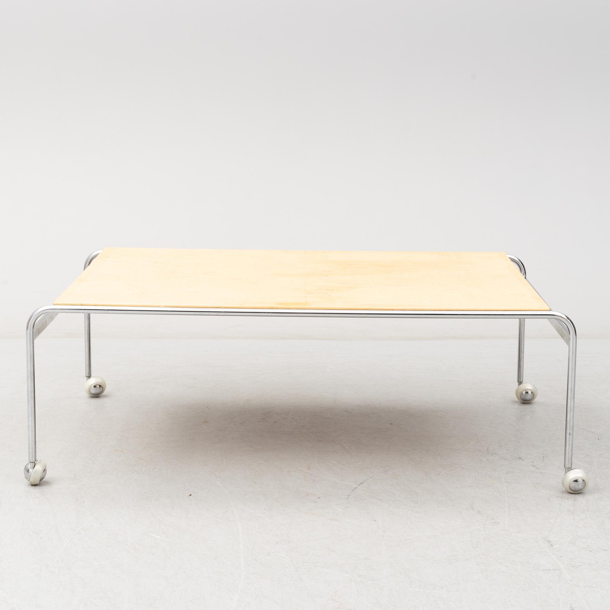 BRUNO MATHSSON, sofa table, "Karin",Mathsson international AB, Värnamo. Late 20th century.