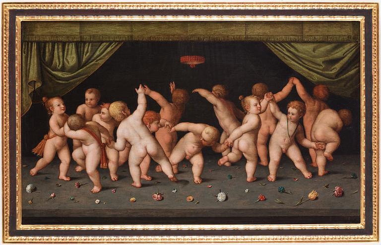 Otto van Veen Circle of, Dancing Putti.