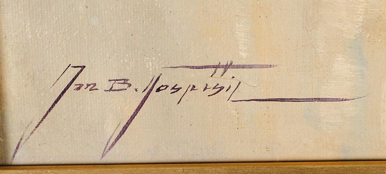 JAN BOHUMIL POSPISIL, olja på duk, signerad.