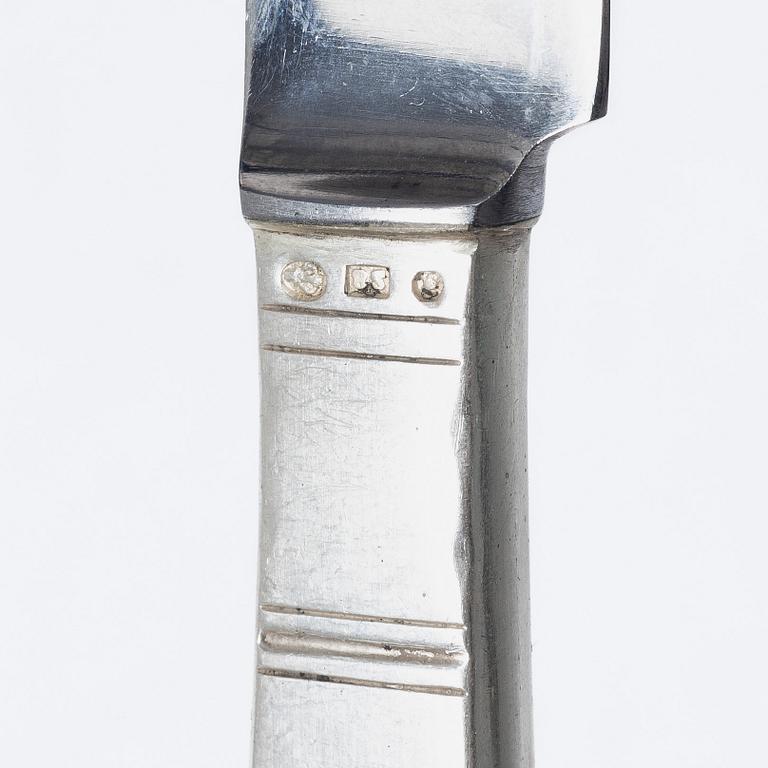 Bestickservis, 103 delar, silver, "Rosenholm", GAB, Stockholm, 1930/40-tal.