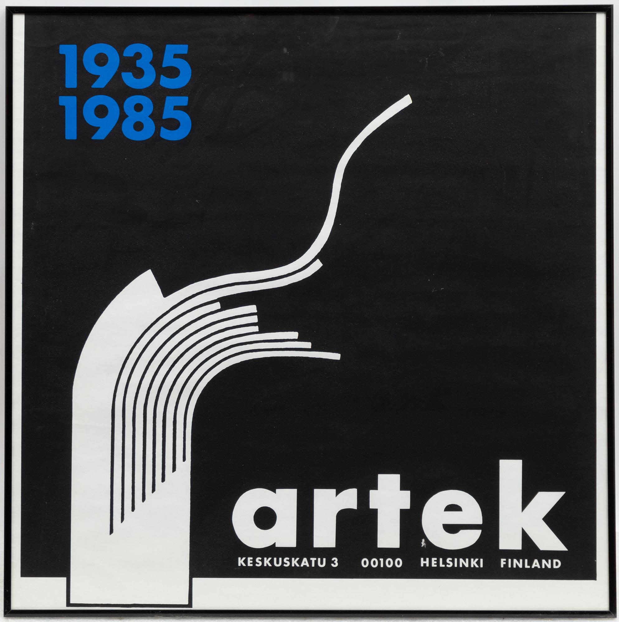 Ben af Schultén, poster, "Artek 1935-1985".