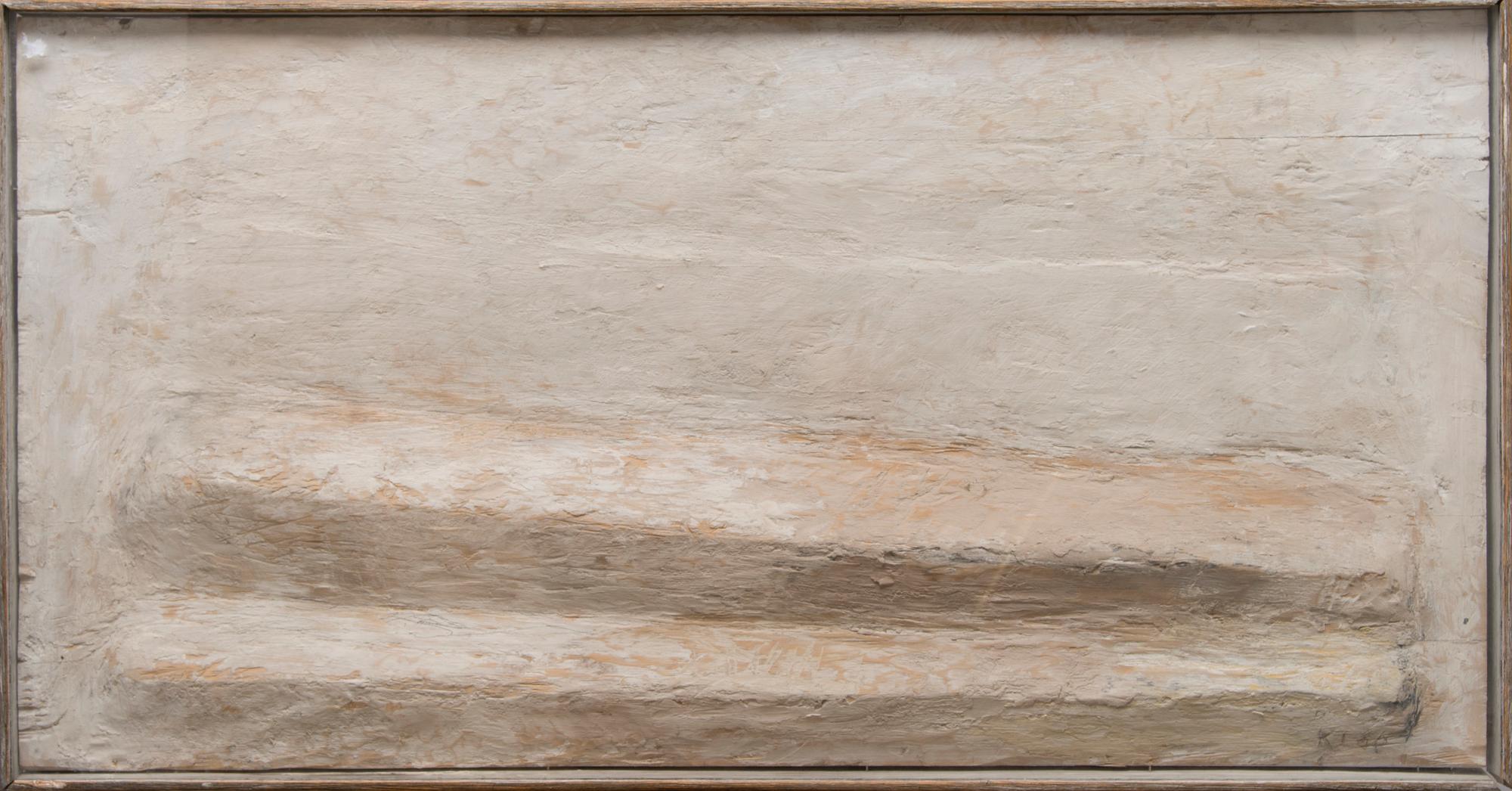 KAIN TAPPER, relief, wood and pigment, signed and dated -86.