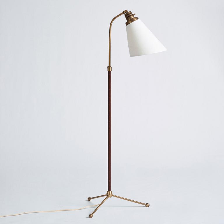 Hans Bergström, golvlampa, modell "545", ateljé Lyktan, Åhus 1940-50-tal.