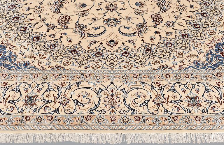 Matta, Nain Part Silk, S.K 9 LAA, Ca: 500,000 knutar/kvm, ca 480 x 338 cm.