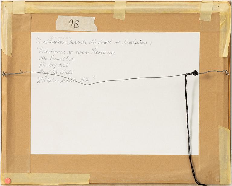 Wilhelm Müller, "Variation zu einem Themen von Otto Freundlich".