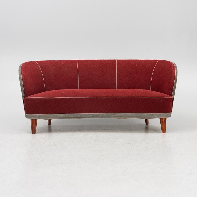 Otto Schulz, attributed to. A sofa, Boet, Gothenburg, 1940's/50's.