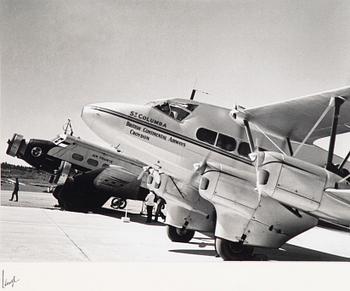 Åke Lange, Bromma Airport 1936, inauguration.