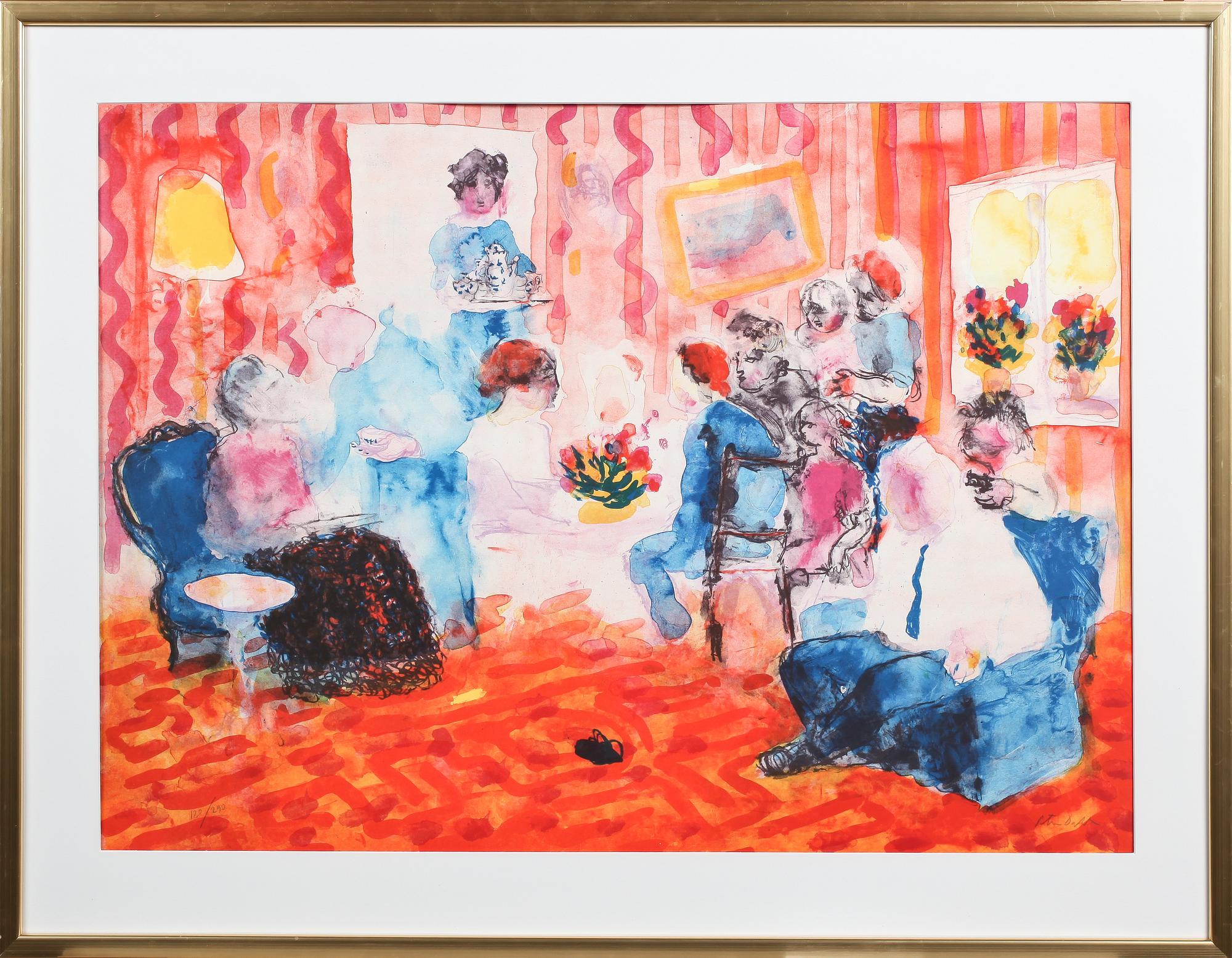 PETER DAHL, färglitografi, signerad och numrerad 120/290.