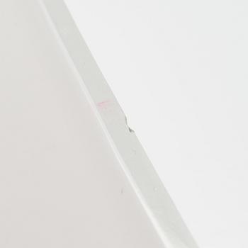 Alvar Aalto, glasskulptur, 2 delar av "Aalto-blomman", signerad Alvar Aalto Iittala. 1950-tal.