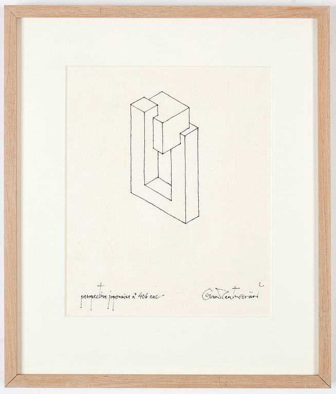 Oscar Reutersvärd, "Perspective japonaise no 406 eac".