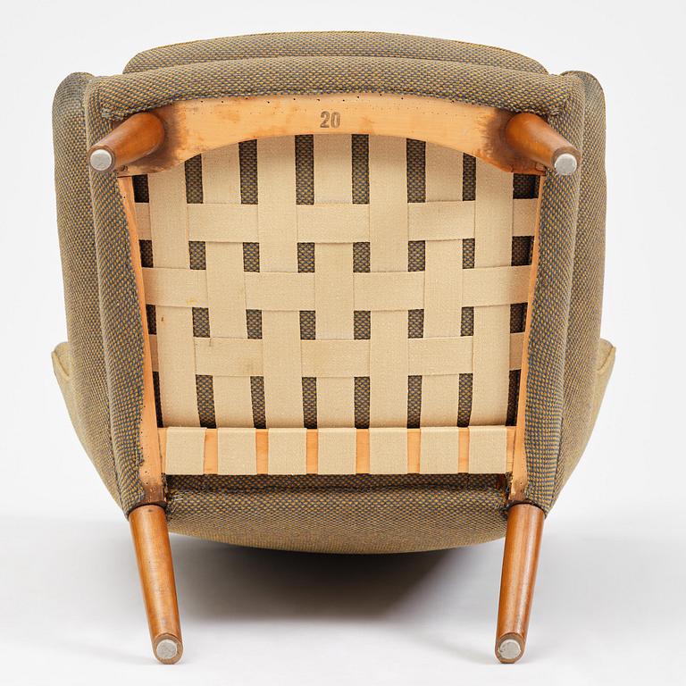 Hans J. Wegner, fåtölj, "Bamse", AP-stolen, Danmark, 1950-60-tal.