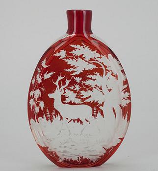 FICKPLUNTA, glas, Tyskland, 1800-tal.