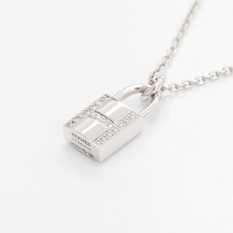 Hermès, halsband, "Kelly Cadenas", 18K vitguld och diamanter.