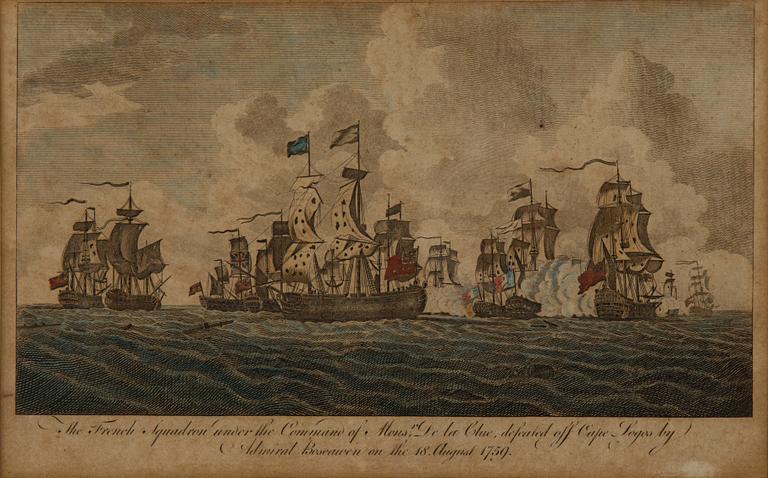 ENGRAVING, 3, England, 18th Century.