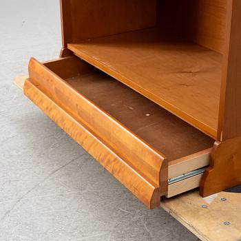 Bookcase with glass doors, 7 modules, Billnäs.