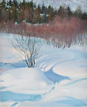 234. Berndt Lagerstam, WINTER LANDSCAPE.