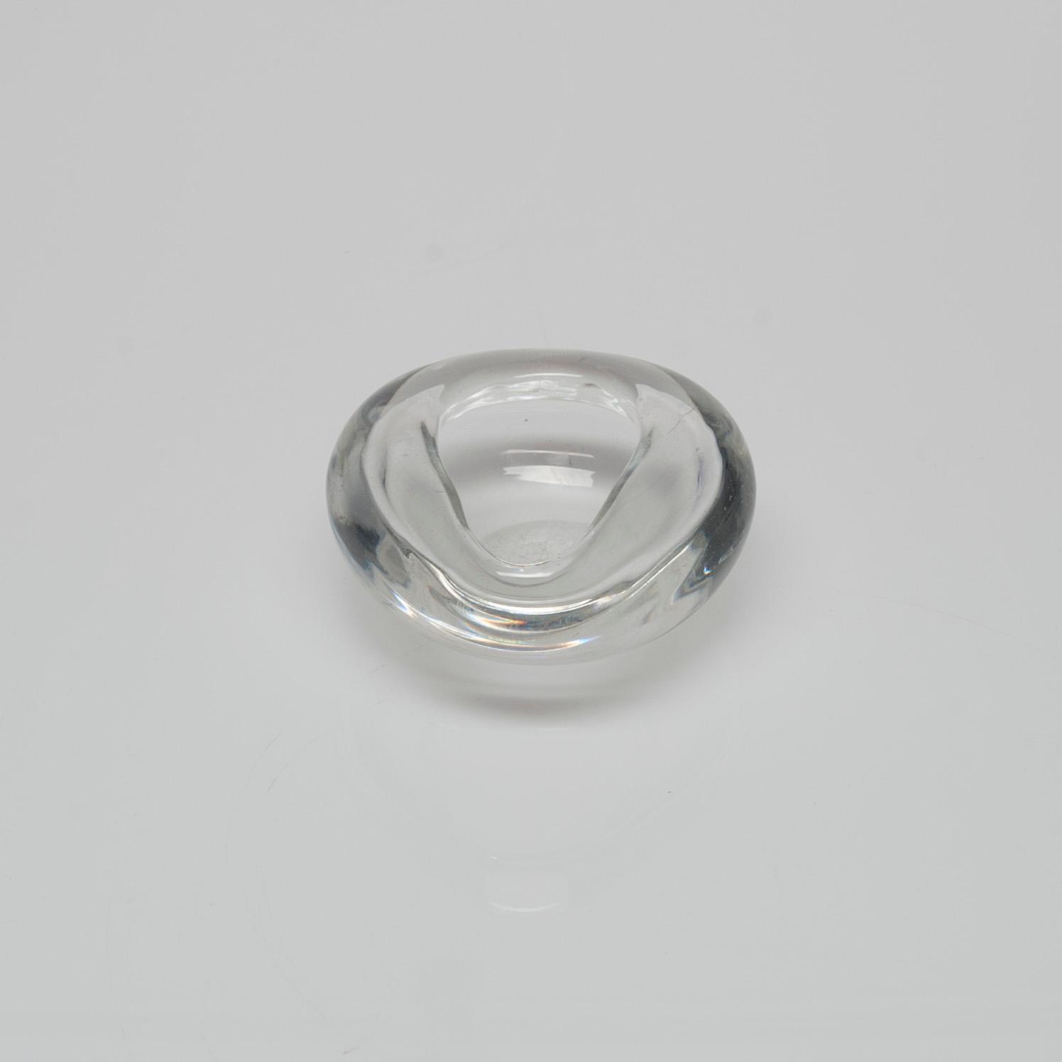 SKÅL, glas, signerad Tapio Wirkkala Iittala. 1900-talets mitt.
