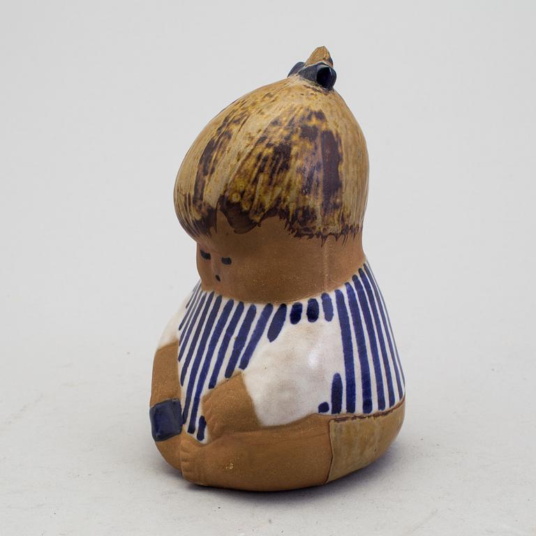 LISA LARSON, figurin, stengods, "Johanna", Gustavsberg 1962-80.