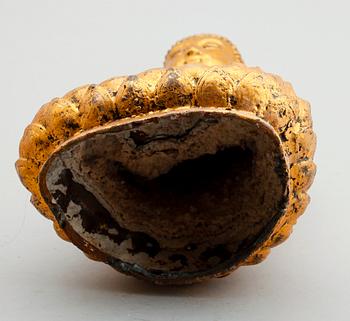 SKULPTUR, gjutjärn, orientalisk, sent 1900-tal.