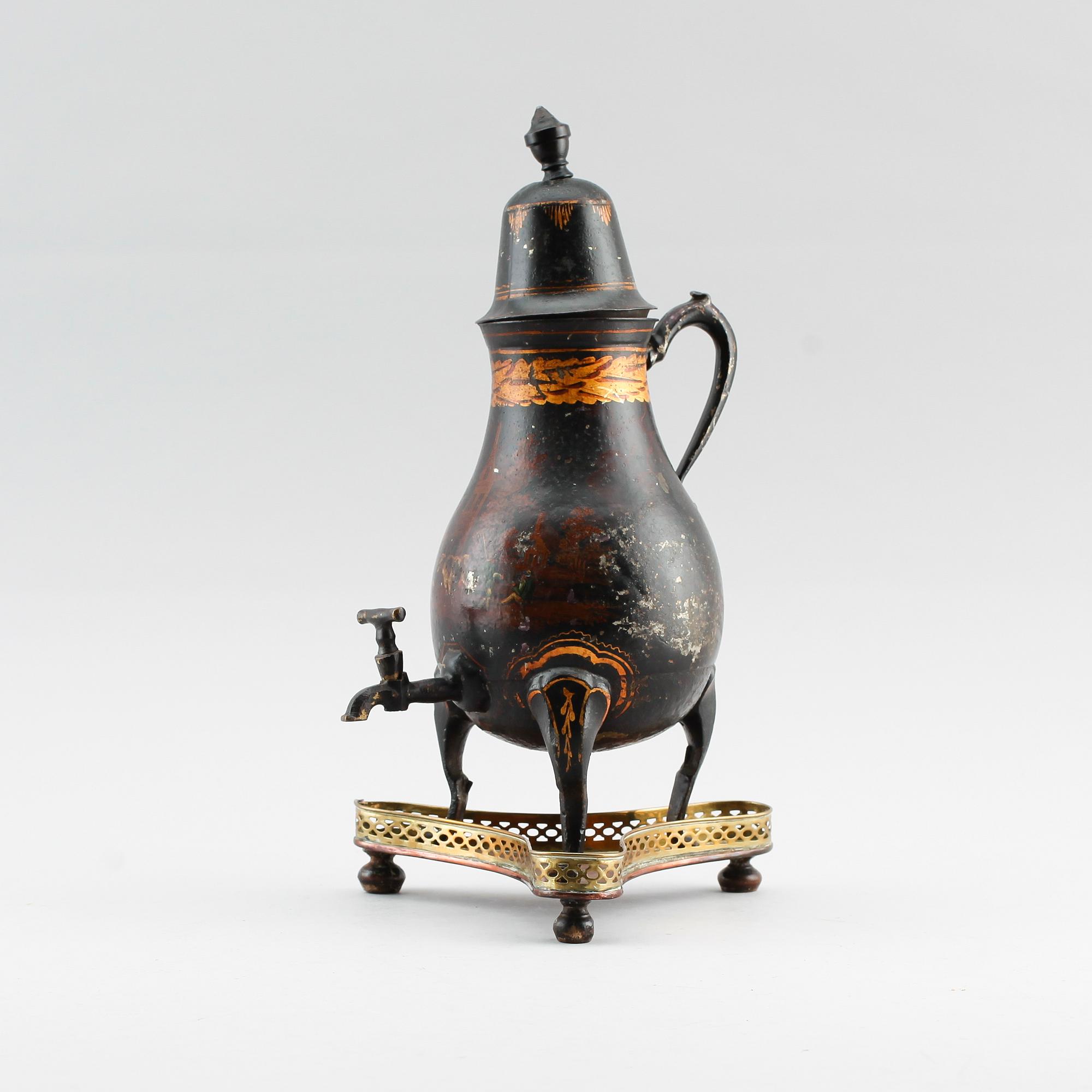 TEKÖK, målad plåt, 1700-tal.