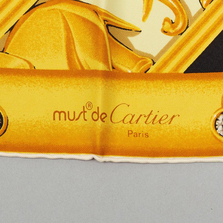 Cartier, scarf, "La Route des Indes".