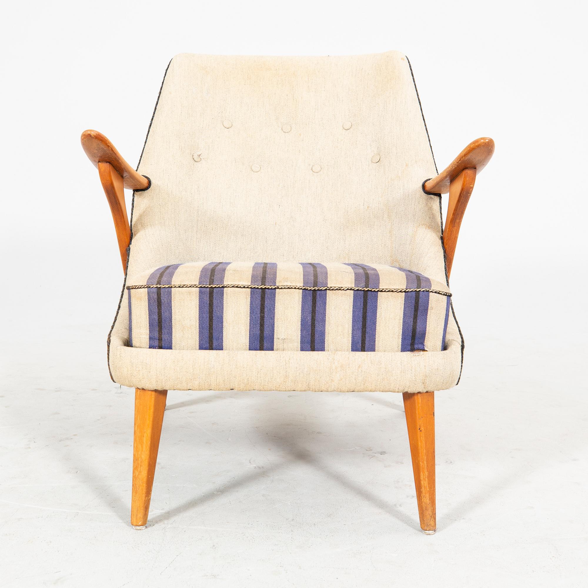 Svante Skogh, easy chair, Förenade Möbelfabrikerna, Linköping, mid 20th century.