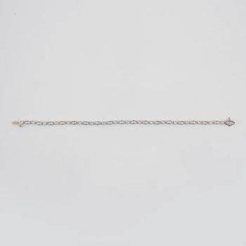 A Tiffany & Co brilliant-cut diamond "Jazz" bracelet. Total carat weight 1.60 ct. Quality circa H/VS.