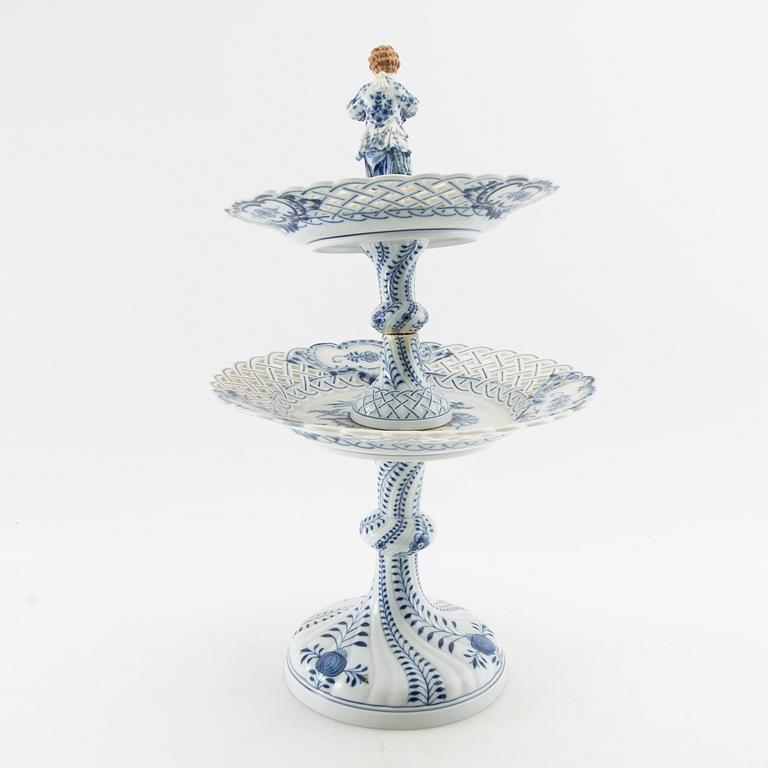 Étagère Meissen 1900-tal porslin.