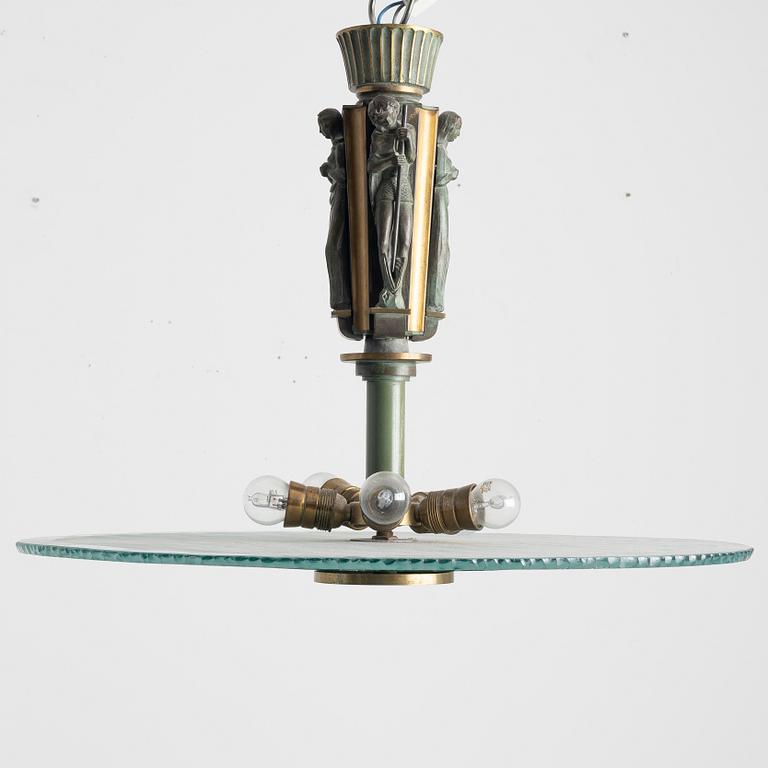 Einar Bäckströms Metallvarufabrik, ceiling lamp, 1930s/40s.